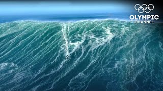 Are these the largest Waves ever surfed  Nazare 2020 The Beast Awakens [upl. by Lenoyl367]