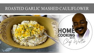 Roasted Garlic Mashed Cauliflower [upl. by Naujd]