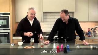 How to make a frappé coffee using an aerolatte milk frother [upl. by Swehttam873]