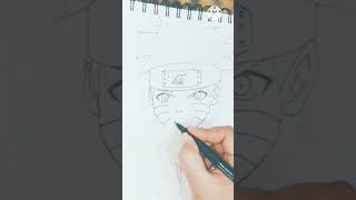 How to draw Naruto naruto narutoshippuden anime narutouzumaki drawing [upl. by Koval]