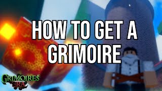 HOW TO GET A GRIMOIRE  Grimoire Era [upl. by Jaella]