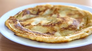 Veganer Pfannkuchen mit einfachen Zutaten  Affenstark vegan [upl. by Olumor]