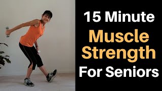 15 Minute Senior Strength Workout [upl. by Enilrac78]