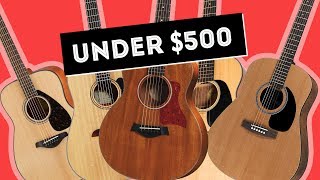 Tonys Top 5 Beginner Acoustic Guitars Under 500 [upl. by Chloras]