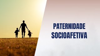 Paternidade socioafetiva [upl. by Perzan]