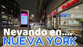 En vivo Nevando en la ciudad de NUEVA YORK [upl. by Violetta]