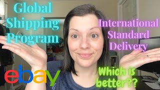 Ebays Global Shipping Program Versus Standard International Delivery [upl. by Dickenson526]