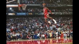 Michael Jordan Dunks from Free throw line 1987 [upl. by Donelson]