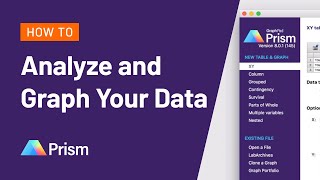 How To Analyze and Graph Your Data in Prism [upl. by Esdnyl748]