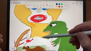 1 hour of ASMR drawing [upl. by Ecnarolf406]