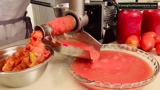 How to Make Tomato Sauce with Fabio Leonardi Tomato Machines [upl. by Mayor783]