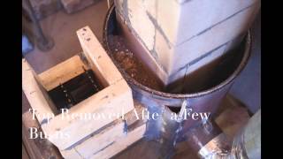 Homemade Gravity Fed Pellet amp Wood Fired Rocket Stove [upl. by Leesen418]