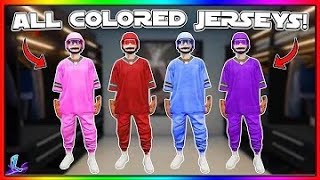 NEW HOW TO GET COLORED JERSEYS AFTER PATCH 170GTA 5 Colored Jersey Glitch NO TRANSFER [upl. by Aruol]