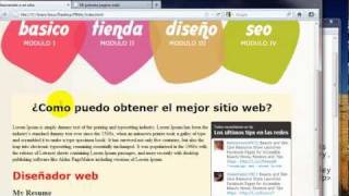 Como crear una pagina web completa en HTML  4 [upl. by Malvie]