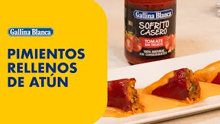 PIMIENTOS RELLENOS DE ATUN  Recetas Gallina Blanca [upl. by Aytac756]