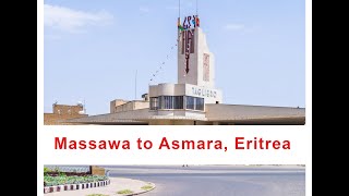 Massawa to Asmara road LANDSCAPE Eritrea [upl. by Tymes]