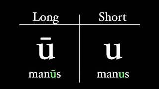 The Latin Alphabet  Vowel Pronunciation [upl. by Etnaid]