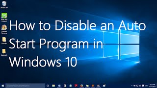 How to disable auto start programs in windows 10 [upl. by Armallas]