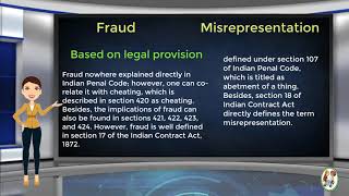 What is Difference Between Fraud amp Misrepresentation [upl. by Tiffanie532]