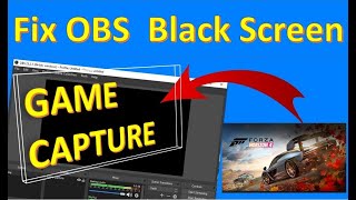 How to Fix OBS game capture Black Screen  New   100 working with proof [upl. by Miharbi34]