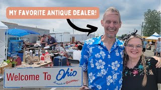 Ohios BIGGEST Flea Market Buying amp Selling Vintage and Antiques [upl. by Fan478]