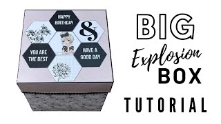 Big Explosion Box Tutorial [upl. by Hackathorn602]