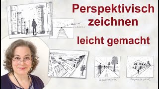 Perspektivisch zeichnen  leicht gemacht [upl. by Nylyaj]