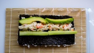 California Sushi Roll Recipe [upl. by Noyart726]