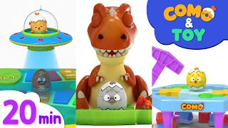 Como and Toys  Board Game  More Episode 20min  Learn colors and words  Como Kids TV [upl. by Omarr648]