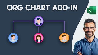 How to Create an Organizational Chart in Excel automatic  FREE ADDIN [upl. by Assillam]