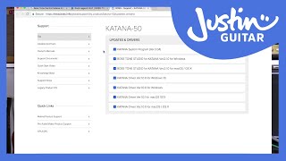 Boss Katana Installing The Boss Tone Studio Software amp Drivers Guitar Amp Lesson [upl. by Heber]