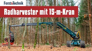 Radharvester HSM H415 mit 15mKran [upl. by Munster]