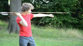 Throwing arrowspearlike darts with atlatls [upl. by Klemm]