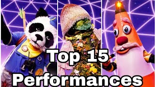 Top 15 Performances From Masked Singer UK Season 3 [upl. by Ecienaj]