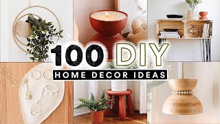 100 DIY HOME DECOR IDEAS  HACKS You Actually Want To Make ✨ Full Tutorials [upl. by Torin]