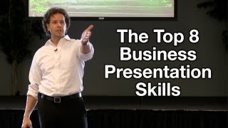 Business Presentation Tips  The Top 8 Business Presentation Skills [upl. by Garap]