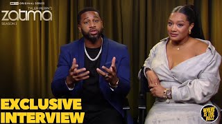 Devale Ellis and Crystal Renee Hayslett Spill on TYLER PERRY’S ZATIMA Season 3 [upl. by Turnbull]