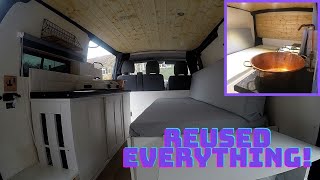 Budget Mercedes Vito Van Conversion Time Lapse [upl. by Akelahs]