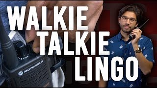 How to Use a Walkie Talkie on Set [upl. by Julio930]