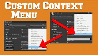 How to Add Custom Context Menus in Unity [upl. by Murtagh811]