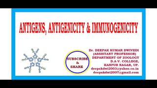 ANTIGENS ANTIGENICITY IMMUNOGENICITY [upl. by Pacificas940]