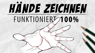 Hände zeichnen lernen in 10 Minuten  Tutorial  Drawinglikeasir [upl. by Emylee620]