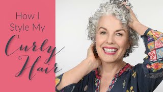 KerryLou’s Curly Hair Routine – Define curl tame frizz and add volume [upl. by Okomom796]