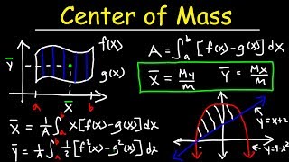 Center of Mass amp Centroid Problems  Calculus [upl. by Neyuh357]