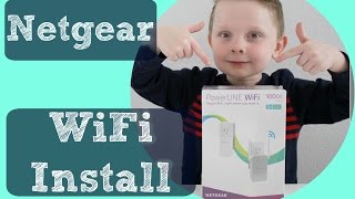 Netgear PowerLine 1000 Install [upl. by Azmah]