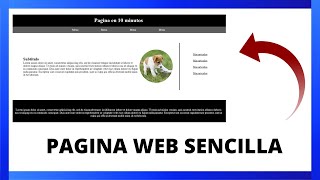 CREAR PAGINA WEB SENCILLA EN 10 MINUTOS con HTML y CSS  Tutorial [upl. by Fedak]