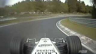 2007 F1 on Nurburgring Nordschleife  Nick Heidfeld Full lap [upl. by Melly489]