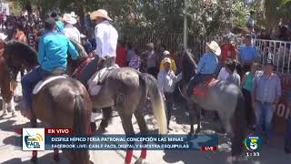 Desfile Hípico feria titutar municipio de Concepción las Minas [upl. by Adhern]