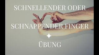 Ergotherapie Handtherapie Übungen bei schnappender Finger  schnellenden Finger [upl. by Egroej866]