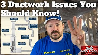 3 HVAC Ductwork ISSUES Homeowners NEED To Know [upl. by Otrevogir]